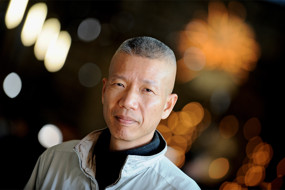 Artist Cai Guo-Qiang, May 11, 2010. (Photo by Greg Wood/AFP/Getty Images)