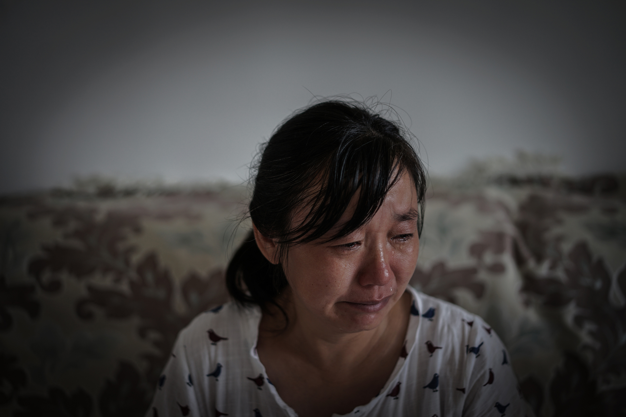 The anniversary of Ti’s death is one of the most difficult times for his family.  Ti’s mother, Fang Zhiying, talks about her son through tears at home in Suizhou, August 9, 2017.