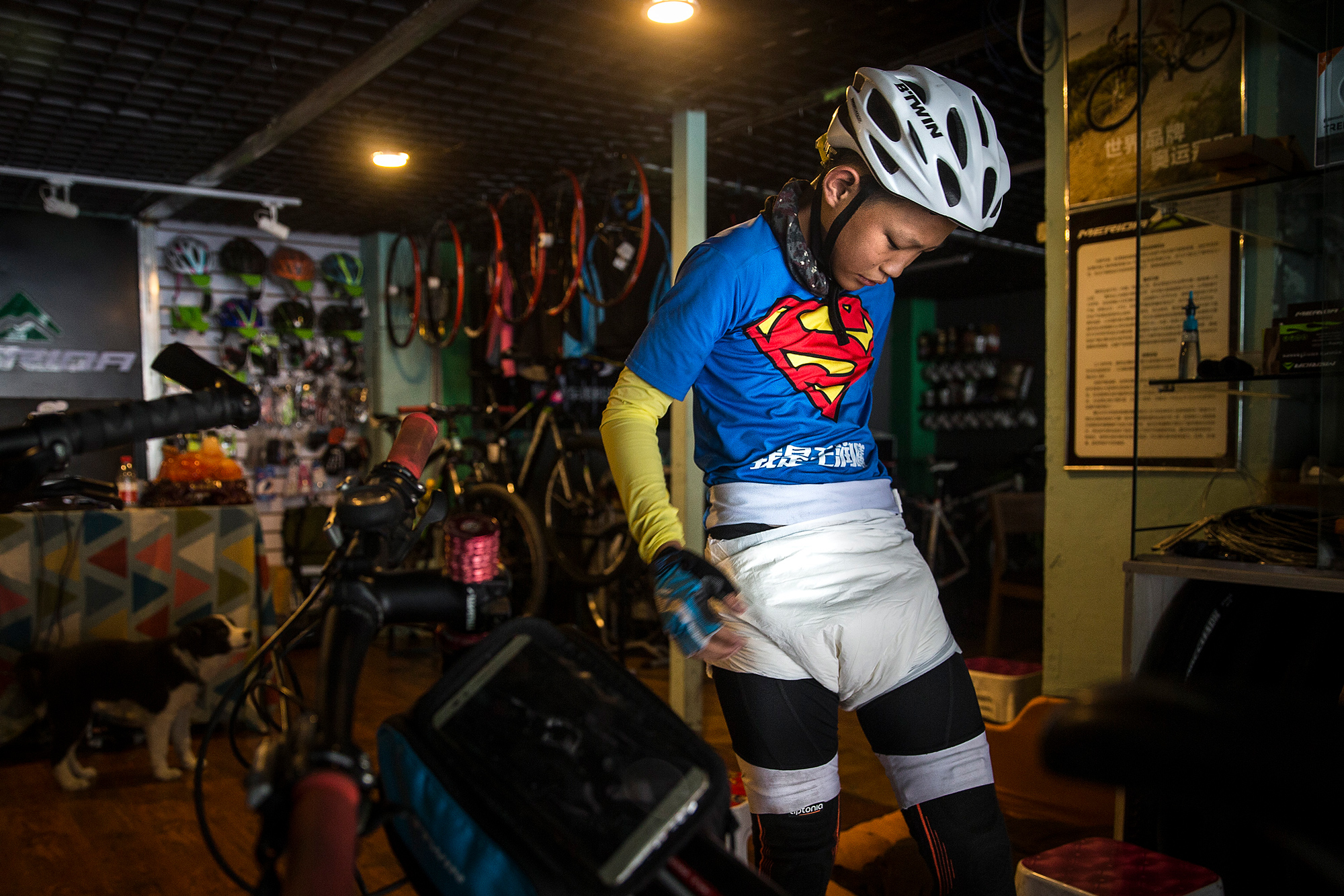 Chao has Runxi wear diapers to help relieve the pain, July 18.