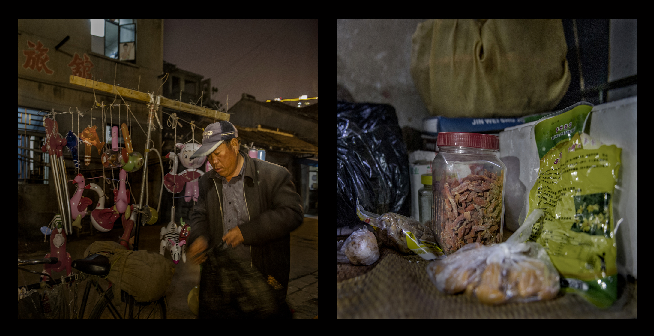 Wang Honglin, 53, from Henan province, sold balloons and other toys in Wuxi for almost two decades. He lived at the inn for six years. He said he worked hard because he wanted his son to go to college. Eventually, his son became a fashion designer in Shanghai and was the pride of the family. In early 2013, Wang’s son got married, but the marriage ended just a year later. Wang couldn’t fathom why young people act the way they do, and he found it very depressing.