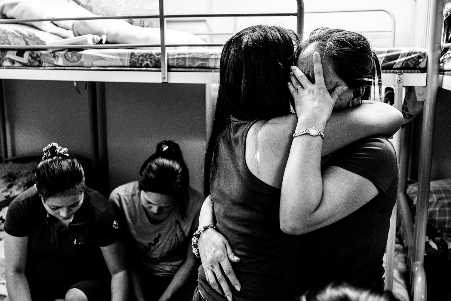 At weekly sharing sessions, residents update one another about their court cases and plans for the week. Most domestic worker abuse cases usually last a month, and often end when the domestic worker decides to drop her case and return to her home country. While the cases are pending, the women are not allowed to work, so they have to rely on charities for food, shelter, and emergency needs such as visas, medical expenses, bail money, and transportation to court.