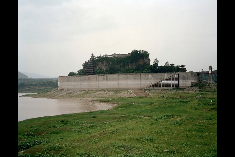 Shibao Stockade, a 300-year-old temple barricaded from the rise of the Yangtze River after construction of the Three Gorges Dam, Zhongxian, Chongqing.