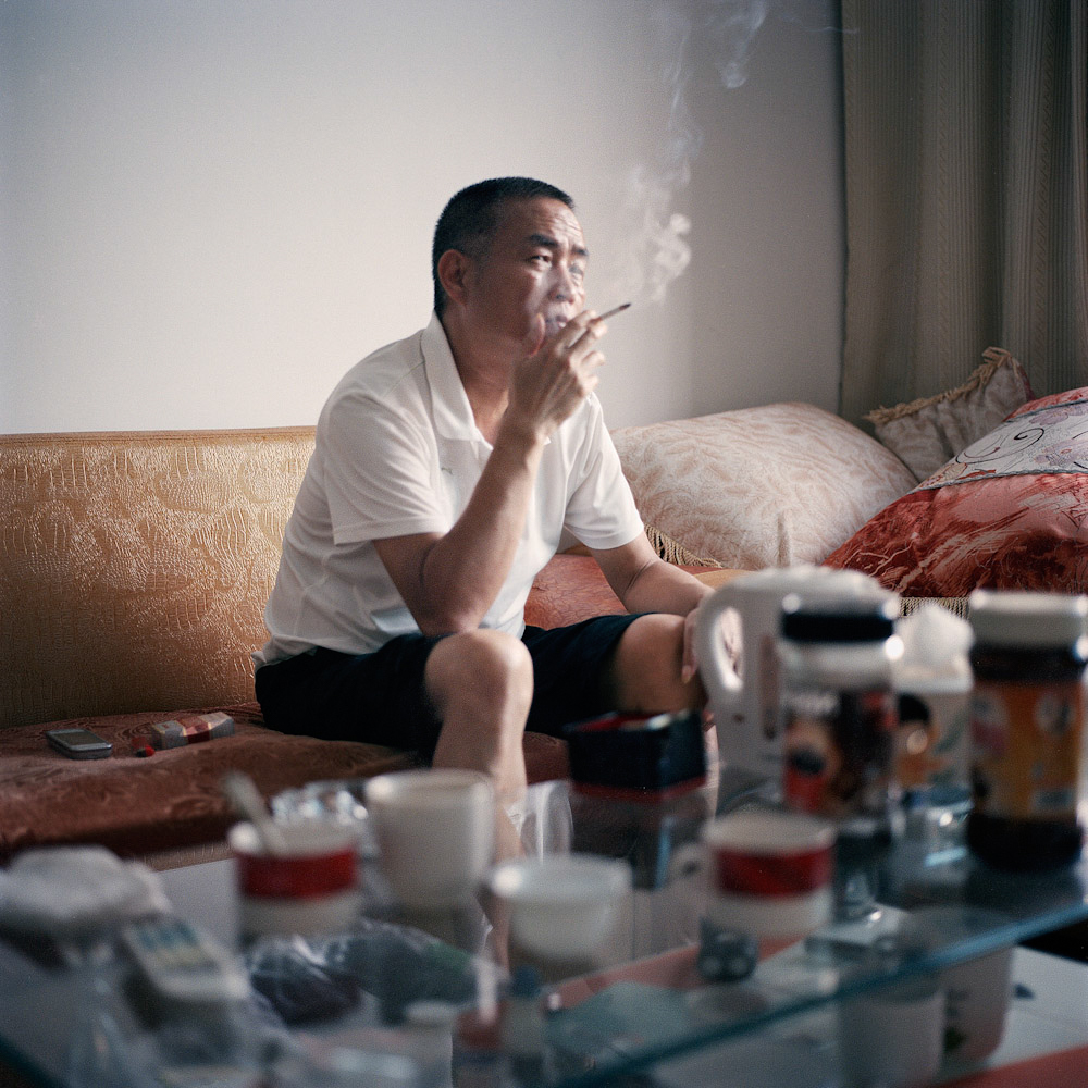 Qixing Wei moved from his hometown in Fujian, China to open a hotel in Boten that was, at the time, vacant except for him and two employees, May 2013. Wei has since sold the hotel and returned to China.