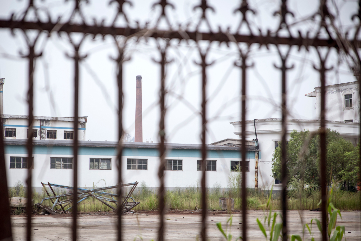 Factories lie abandoned in Xichuan. Xichuan Mayor Pei Jianjun says that 238 factories in the area, many of them brick or paper factories, have been shut down.