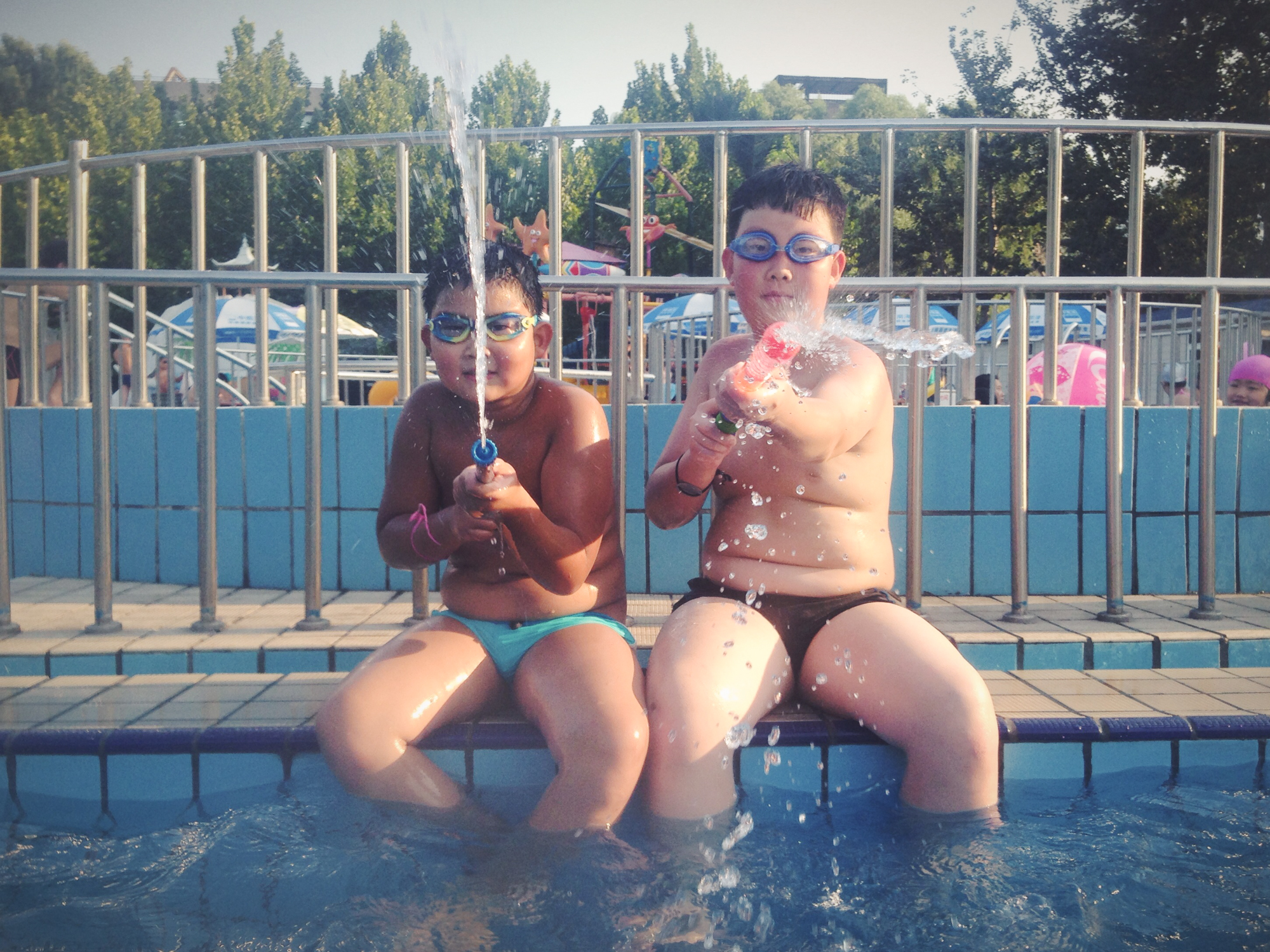 Qingnianhu Park, Beijing, August 14, 2014.