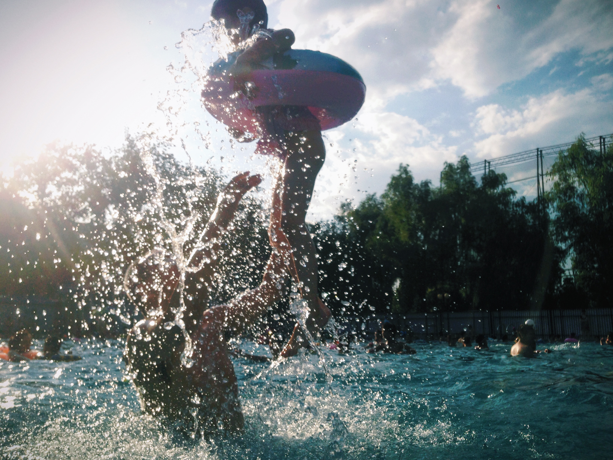 Qingnianhu Park, Beijing, July 12, 2014.
